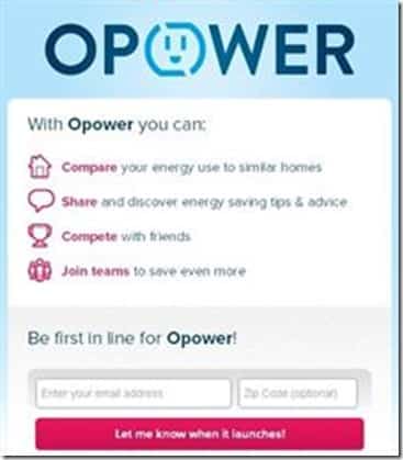 Facebook lazará Opower una aplicación para ahorrar energia