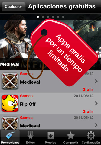 Apps gratis de España para ahorrar con el iPhone o iPod Touch