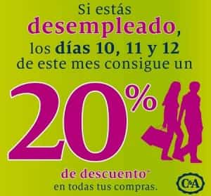 descuento parados C&A