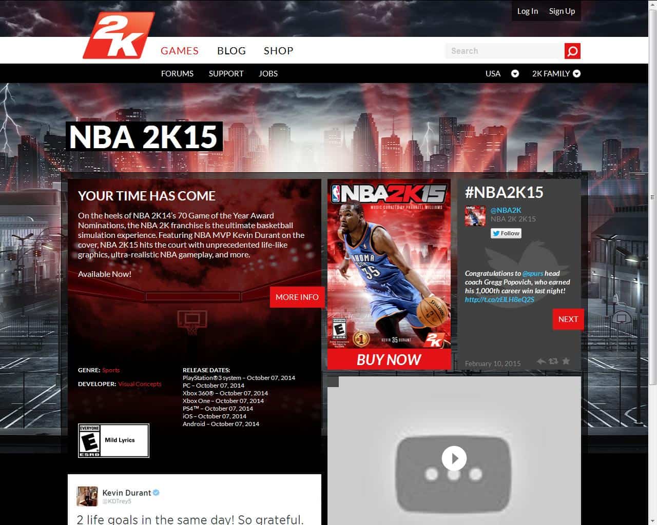 NBA 2K15 con descuento en Xbox One por esta semana