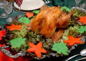 Preparar una mesa de Navidad