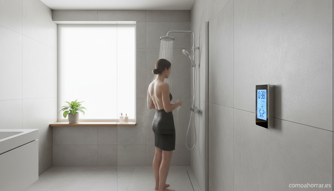 Ahorro de agua en el hogar: ducha frente a baño y consumo de electrodomésticos