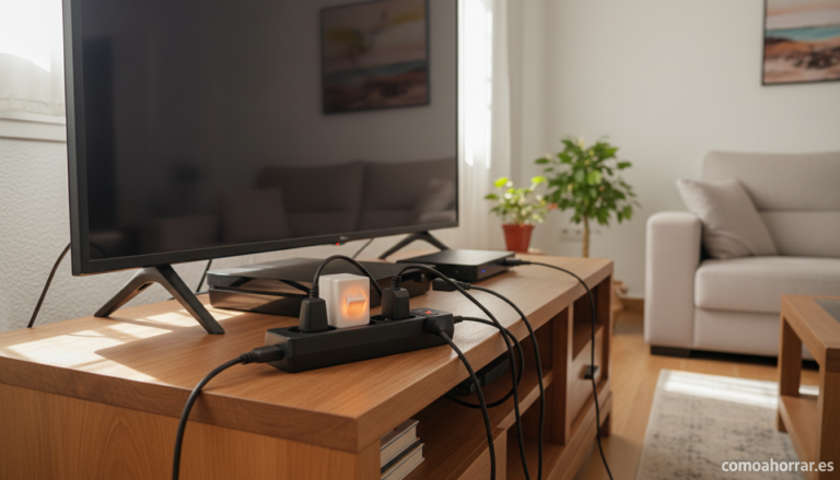 Home Elementor 5 Regleta con interruptor para eliminar el consumo en standby de los electrodomésticos